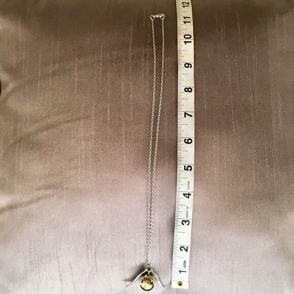 Harry Potter Golden Snitch Silver Wings Necklace NWT - Picture 8 of 8